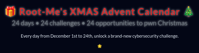 Root-Xmas advent calendar banner