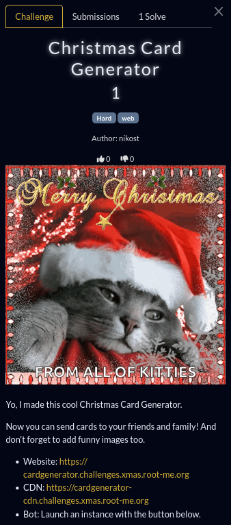 Challenge description